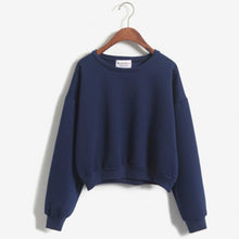 Chic Newest Women Girls Cute Long Sleeve Sweatshirt Crew Neck S Blouse Tops  J4U66