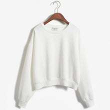 Chic Newest Women Girls Cute Long Sleeve Sweatshirt Crew Neck S Blouse Tops  J4U66