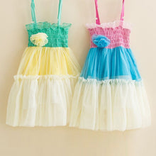 Child Kids Baby Girls Lace Flower Princess Dress Sundress Tulle Tutu Dresses J4U66