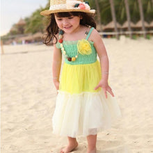 Child Kids Baby Girls Lace Flower Princess Dress Sundress Tulle Tutu Dresses J4U66