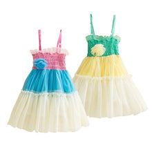 Child Kids Baby Girls Lace Flower Princess Dress Sundress Tulle Tutu Dresses J4U66