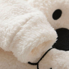 Children Baby Boys Girls Warm Sweater Clothing Lovely Bear Furry White Thick Pullover Coat J4U66