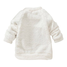 Children Baby Boys Girls Warm Sweater Clothing Lovely Bear Furry White Thick Pullover Coat J4U66