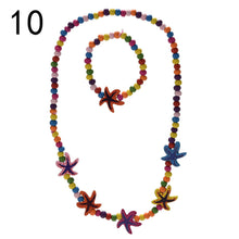 Children Beads Jewelry Setnecklace bracelet/bangle jewelry Kids Gift Party Birthday Necklace J4U66