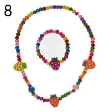 Children Beads Jewelry Setnecklace bracelet/bangle jewelry Kids Gift Party Birthday Necklace J4U66