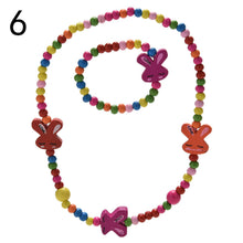 Children Beads Jewelry Setnecklace bracelet/bangle jewelry Kids Gift Party Birthday Necklace J4U66