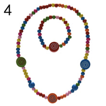 Children Beads Jewelry Setnecklace bracelet/bangle jewelry Kids Gift Party Birthday Necklace J4U66