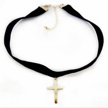 Choker Necklace Velvet Cross Chain Ribbon For Sailor Moon Cosplay Jewelry J4U66