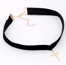 Choker Necklace Velvet Cross Chain Ribbon For Sailor Moon Cosplay Jewelry J4U66