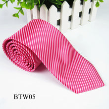 Classic Striped Jacquard Woven Silk Men's Tie Necktie Wedding Party Multi-Colors  J4U66