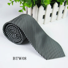 Classic Striped Jacquard Woven Silk Men's Tie Necktie Wedding Party Multi-Colors  J4U66