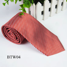 Classic Striped Jacquard Woven Silk Men's Tie Necktie Wedding Party Multi-Colors  J4U66
