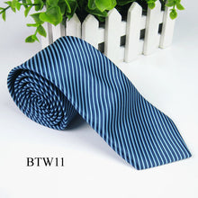 Classic Striped Jacquard Woven Silk Men's Tie Necktie Wedding Party Multi-Colors  J4U66