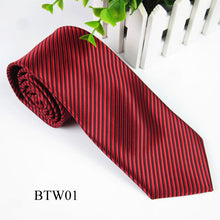 Classic Striped Jacquard Woven Silk Men's Tie Necktie Wedding Party Multi-Colors  J4U66