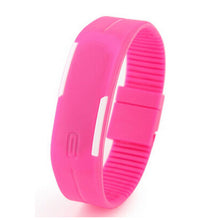 Colorful Silicone Wrist strap kids watches for women children hours digital bracelet sports LED Wristwatch J4U66