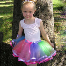 Colors Kid Girls Tutu Party Ballet Dance Wear Skirt Pettiskirt Costume J4U66