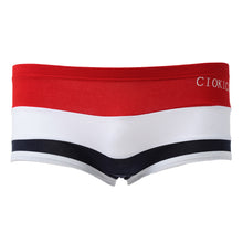 comfortable men boxer shorts u convex pouch panties sexy striped elastic waist breathable mans underwear underpants J4U66