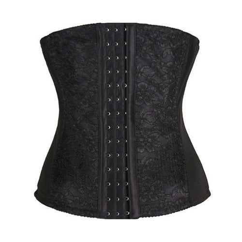 corset classic 3 hooks latex rubber waist trainercincher underbust shapewear J4U66