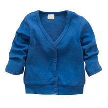 Cotton Baby Boy Girls Jacket Casual V-neck Cardigan Thick Coat Children's Clothing J4U66
