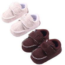 cozy baby linen crib shoes kid boy girl non slip loafers shoes 0 12m J4U66