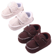 Cozy Toddler Baby Linen Crib Shoes Kid Boy Girl Non-Slip Loafers Shoes 0-12M PY5 J4U66