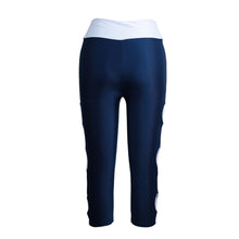 cropped pants women leggings cut out leg breathable stretchy jeggings contrast skinny trousers J4U66