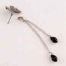 Crystal Elegant Stunning Charmming Tassel Butterfly Waterdrop Long Pendant Earrings Eardrop J4U66