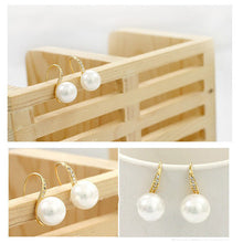 Crystal Pearl Earrings For Women Gift Zinc Alloy Faux Pearl Earring Jewelry Earrings Valentine's Day J4U66