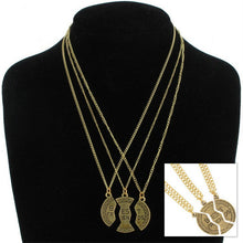 Custom Personalized BFF Best Friend Jewelry puzzle necklace Jewelry /3Pcs Family Tree necklace J4U66