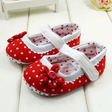 cute baby girls boy first walkers shoes boots multi color dot bow childrens shoes soft sole warm shoe J4U66
