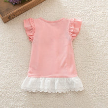 Cute Baby Girls Elephant Pattern Ruffle Dresses One Piece Dress PY J4U66