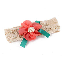 cute baby kids girls hair bands headbands bowknot flower hairclips ribbon headdress hair wear J4U66