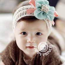 cute baby kids girls hair bands headbands bowknot flower hairclips ribbon headdress hair wear J4U66