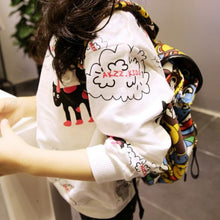 Cute Baby Kids Girls T shirt Toddlers Cartoon Cat Print Long Sleeve T-Shirts Tops Sweater  J4U66