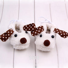 Cute Cartoon Animal born Baby Anti-slip Slipper Fleece Shoes Socks Boots Prewalk Soft Bottom First Walkers Shoes J4U66
