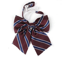 Cute Crown Collar Flower Adjustable Bow Tie Students Plaid Japanese Uniform Bow TieWomen's Butterflies Neck Tie Cravat J4U66