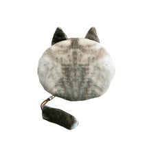 cute women coin purse animal head print zipperclosure cute mini wallet small cartoon clutch bag J4U66