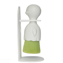 Cute Green Seaweed Fiber Hair Brush Facial Cleanser Face Cleaning Brush Deep Cleansing Gentle Massage Soft Skin Care Tool J4U66