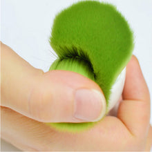 Cute Green Seaweed Fiber Hair Brush Facial Cleanser Face Cleaning Brush Deep Cleansing Gentle Massage Soft Skin Care Tool J4U66