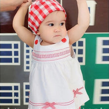 Cute Infant Bbay Girls Plaid Short Pants Clothes Sets Sleeveless Tops Scarf 3pcs Outfit Kids Clothing Set J4U66