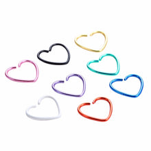 Cute Kawaii Earrings Heart Shape Clip Earrings Without Piercing For Women Girls 1Pack/40pcs Women Clip Earrings J4U66