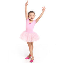 Cute Kids Baby Girl Ballet Dance Dress Child Girl Short Sleeve Tutu Dress Skirts J4U66