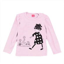Cute Kids Baby Toddler Girls Tops Crewneck Long Sleeve Shirt Cotton T-Shirt 2-7Y  J4U66
