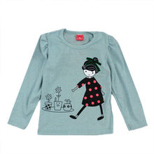 Cute Kids Baby Toddler Girls Tops Crewneck Long Sleeve Shirt Cotton T-Shirt 2-7Y  J4U66