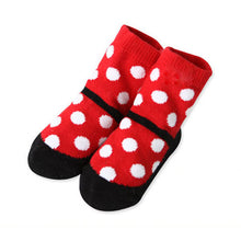 Cute Kids Baby Warm Socks born Polka Dot Socks Dress shoes Pattern Size 0-2T J4U66