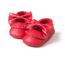 Cute Baby Girls Soft Soled PU Leather Shoes Toddler Infant Moccasin 0-18Months First WalkersJFY66