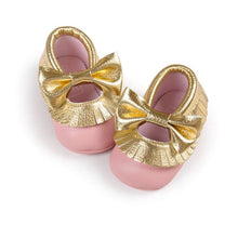 Cute Baby Girls Soft Soled PU Leather Shoes Toddler Infant Moccasin 0-18Months First WalkersJFY66