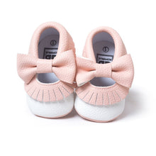 Cute Baby Girls Soft Soled PU Leather Shoes Toddler Infant Moccasin 0-18Months First WalkersJFY66