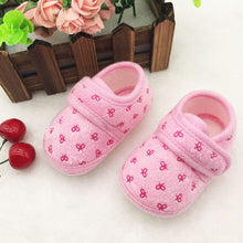 Cute Newborn Infants Kids Baby Shoes Boys Girls Cozy Cotton Soft Soled Crib Shoes First Walkers J4U66