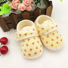 Cute Newborn Infants Kids Baby Shoes Boys Girls Cozy Cotton Soft Soled Crib Shoes First Walkers J4U66